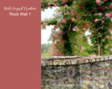 Rock Wall 1 Floral Garden